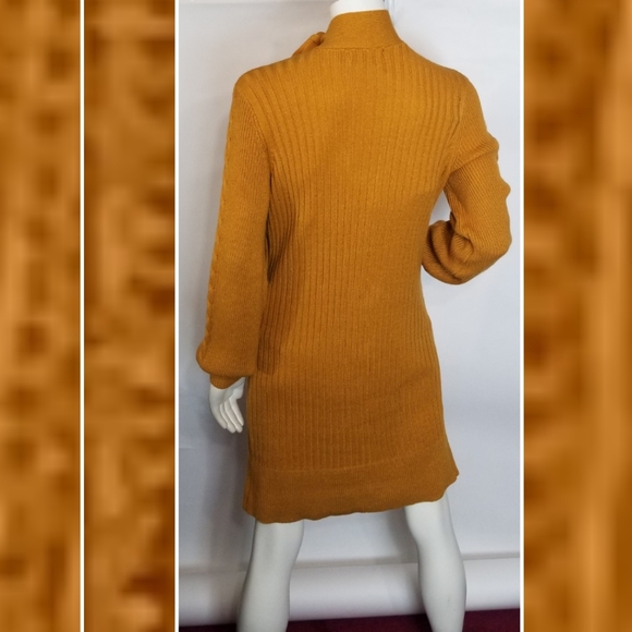 Ribbed Knit Sweater Dress - Picture 2 of 7